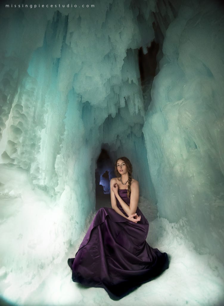 Calgary Photography Winter Fashion Ice Queen Ice Castles