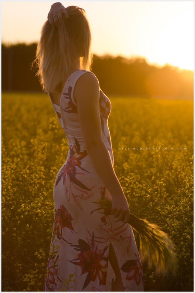 Edmonton Fashion Canola-Field-Portrait-Dress